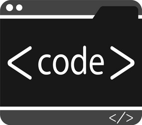 program code image vector image