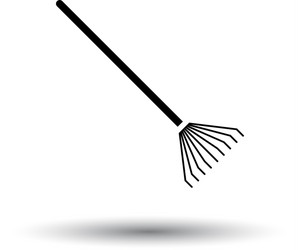 rake icon vector