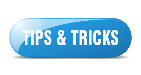 tips tricks button sign key push vector image