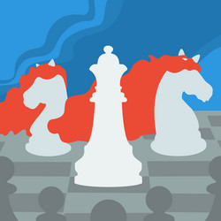 chess figures vector