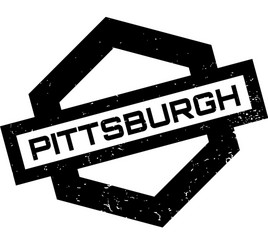 Pittsburgh rubber stamp vector