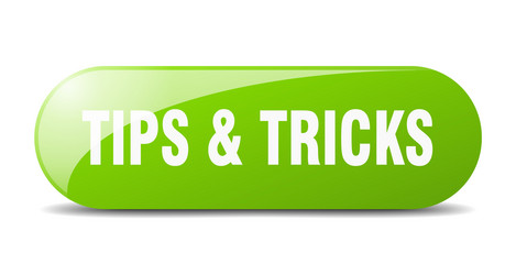 tips tricks button sign key push vector image