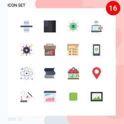 Universal icon symbols group 16 modern flat vector