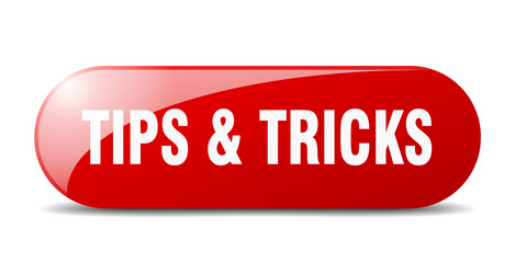 tips tricks button sign key push vector image