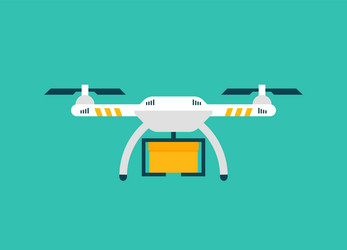 drone sky viewer icon logo and template vector