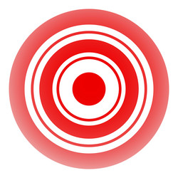 red gradient background with circles creating vector image