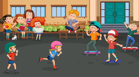 Kids Playing Clipart Images – Browse 73,431 Stock Photos, Vectors