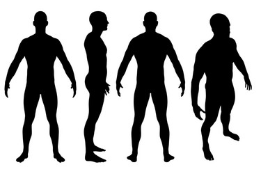 Male Silhouette Naked Vector Images (over 940)