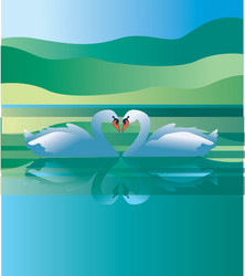 Cute valentine day card vector