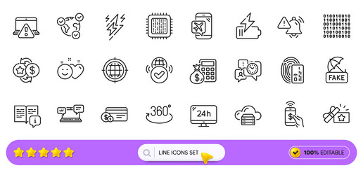 time management binary code and lightning bolt vector image