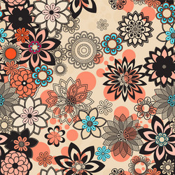 mandala ornament seamless pattern Vector Image