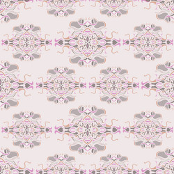 seamless pattern with colorful abstract shape vector image