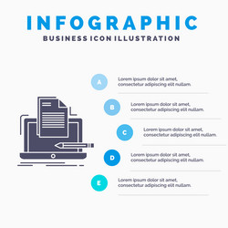 coder coding computer list paper infographics vector image