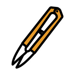 Seam ripper icon Royalty Free Vector Image - VectorStock