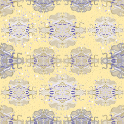 seamless pattern with colorful abstract shape vector image