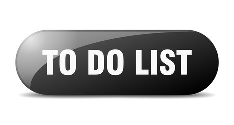 To do list button sign key push vector