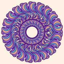 abstract background with curl vector image