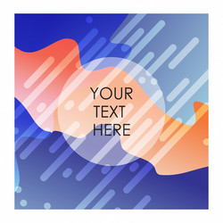 colorful background with typography Vector Image