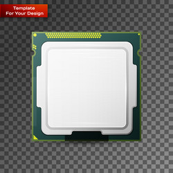 processor computer hardware vector image