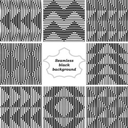 mono line backgrounds with simple patterns vector image