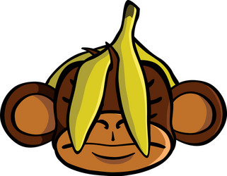 see no evil monkey vector