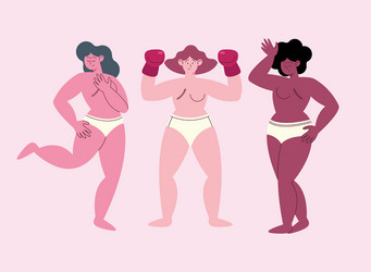 Breast cancer concept Royalty Free Vector Image