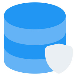 securing information via shield database vector image