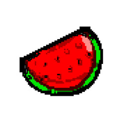 watermelon jelly candy game pixel art vector