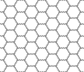 abstract hexagonal geometry pattern vector image