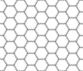 abstract hexagonal geometry pattern vector