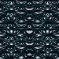 Decorative ornamental seamless pattern waves petal vector