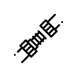 joint icon thin linear style design isolated vector image