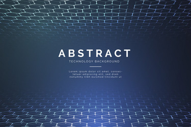 Modern abstract technology background with 3d vector