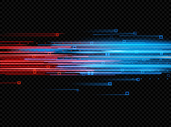 Neon Particle Glow Lines vector image
