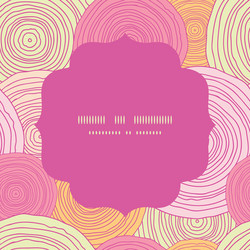 Psychedelic Circle Pattern vector image