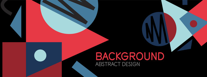 abstract background with blocks lines geometric vector image