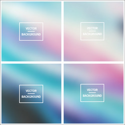 Abstract blurred backgrounds Royalty Free Vector Image