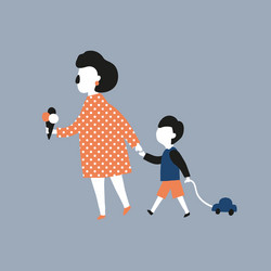 Mom Adult Son Vector Images (over 7,300)