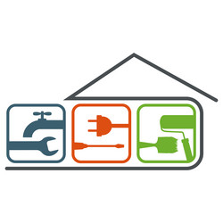Home Repair & Maintenance Services Vector Image