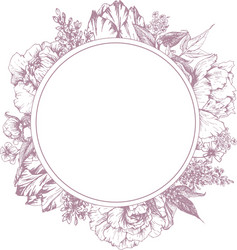 Rose frame Royalty Free Vector Image - VectorStock