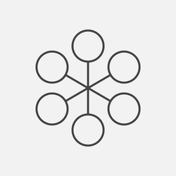 structure simple flat icon on white background vector image