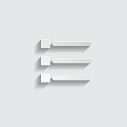text positions icon edit alignment-page vector image