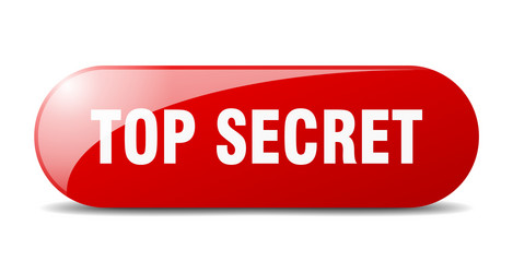 Top secret button sign key push vector