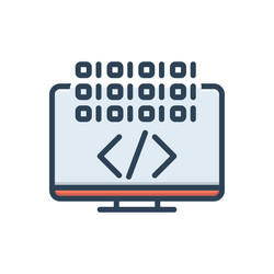 coding vector image