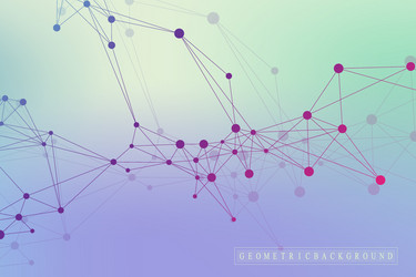 global network connection and big data vector image