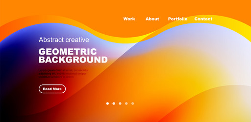 abstract elegant flowing shapes background fluid vector image