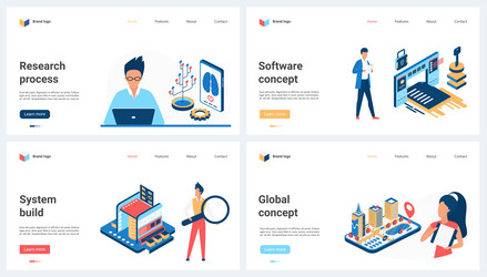 software development research process of building vector image