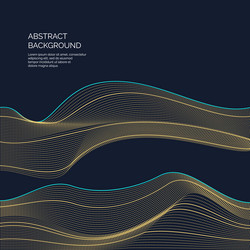 abstract background with a dynamic waves vector image