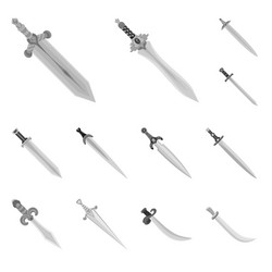 design of sharp and blade symbol vector image