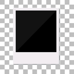 Retro Polaroid Photo Frame vector image